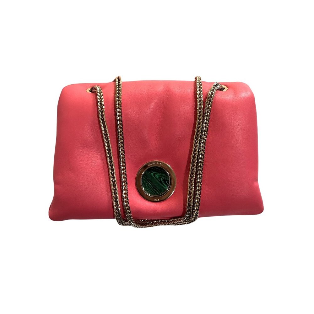 Giambattista Valli Padded Shoulder Bag in Pink Coral - Picture 3 of 10